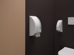 Santino Black duurzame toiletrol houder